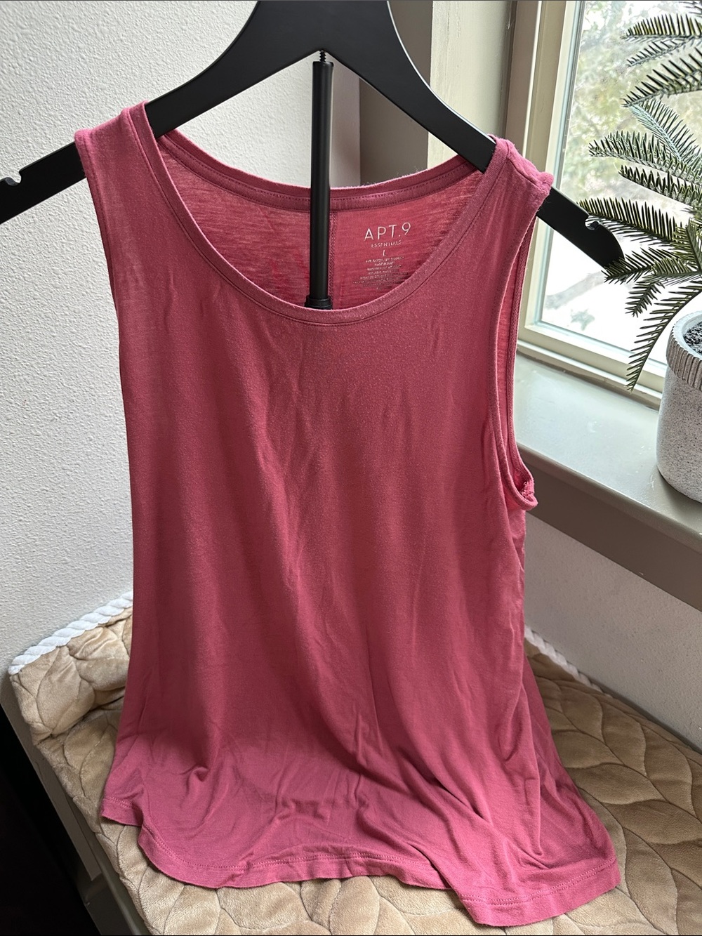 Apt. 9 Rose Pink Sleeveless Tank Top